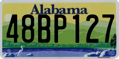 AL license plate 48BP127