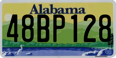 AL license plate 48BP128