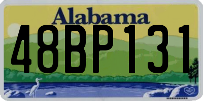 AL license plate 48BP131
