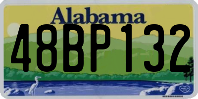 AL license plate 48BP132