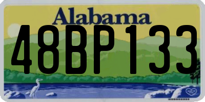 AL license plate 48BP133