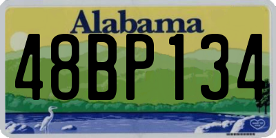AL license plate 48BP134