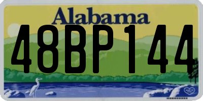 AL license plate 48BP144