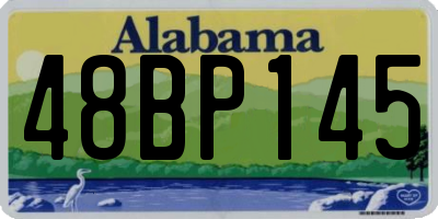 AL license plate 48BP145