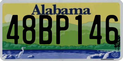 AL license plate 48BP146
