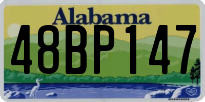AL license plate 48BP147