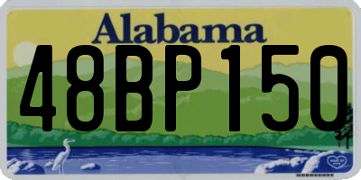 AL license plate 48BP150