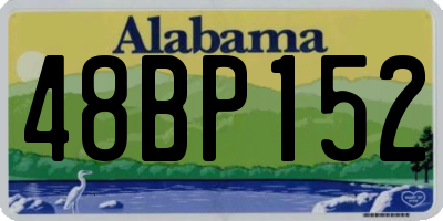 AL license plate 48BP152
