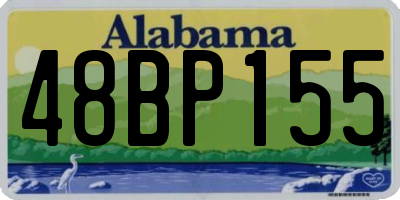 AL license plate 48BP155
