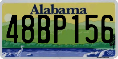 AL license plate 48BP156