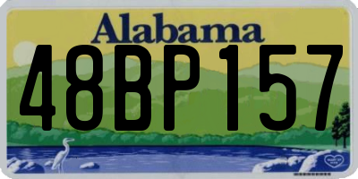 AL license plate 48BP157