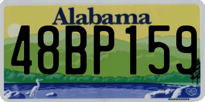 AL license plate 48BP159
