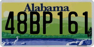 AL license plate 48BP161