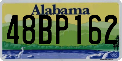 AL license plate 48BP162