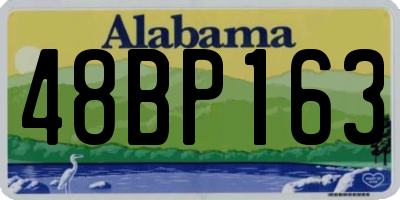 AL license plate 48BP163