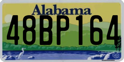 AL license plate 48BP164