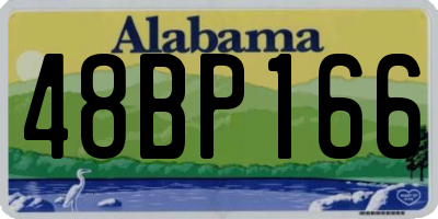 AL license plate 48BP166