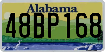 AL license plate 48BP168