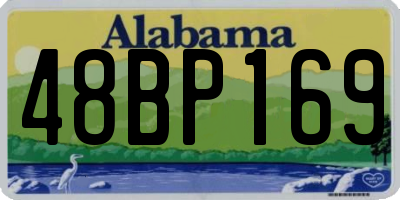 AL license plate 48BP169