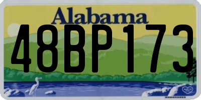 AL license plate 48BP173