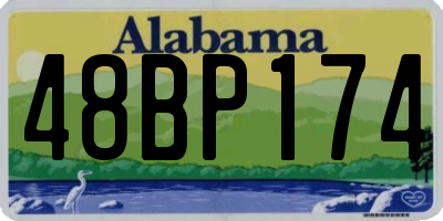 AL license plate 48BP174