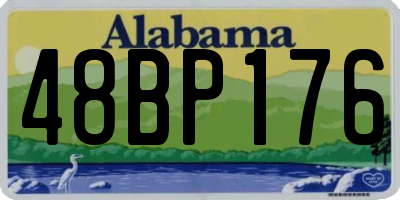 AL license plate 48BP176