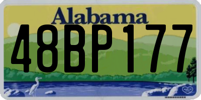 AL license plate 48BP177