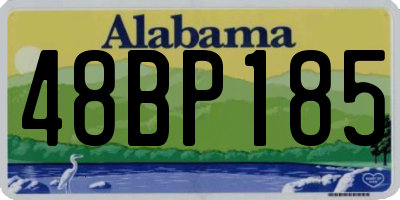 AL license plate 48BP185