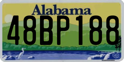 AL license plate 48BP188