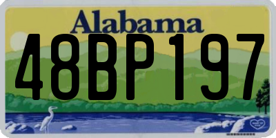 AL license plate 48BP197