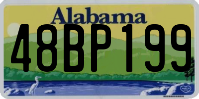 AL license plate 48BP199