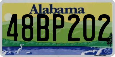 AL license plate 48BP202