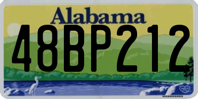 AL license plate 48BP212