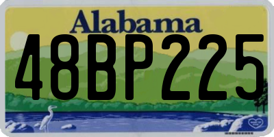 AL license plate 48BP225