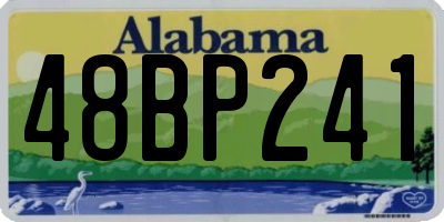 AL license plate 48BP241