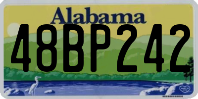 AL license plate 48BP242