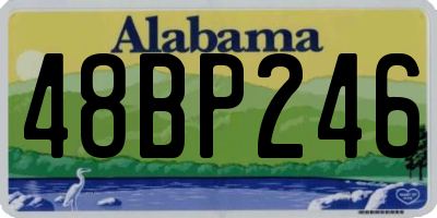AL license plate 48BP246