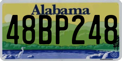 AL license plate 48BP248