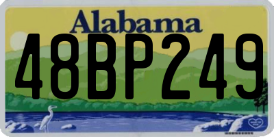 AL license plate 48BP249