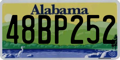 AL license plate 48BP252