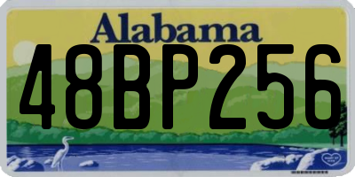 AL license plate 48BP256