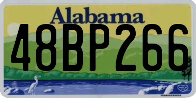 AL license plate 48BP266