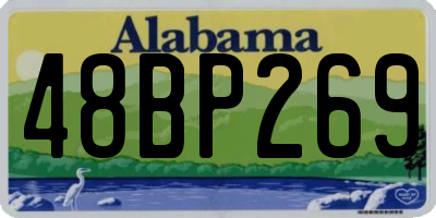 AL license plate 48BP269