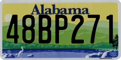 AL license plate 48BP271