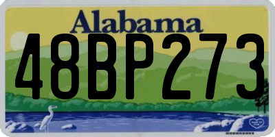 AL license plate 48BP273