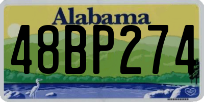 AL license plate 48BP274