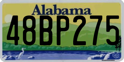 AL license plate 48BP275