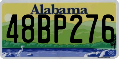 AL license plate 48BP276