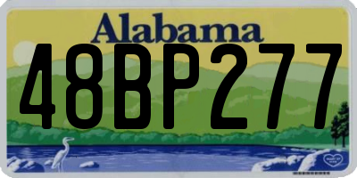 AL license plate 48BP277
