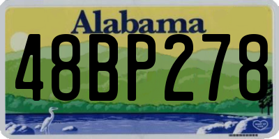 AL license plate 48BP278